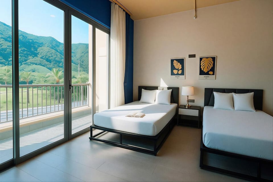 Bed, View (from property/room), Bedroom, Mountain view, Mountain view