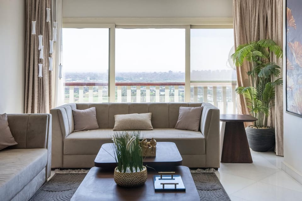 Seating area, River view