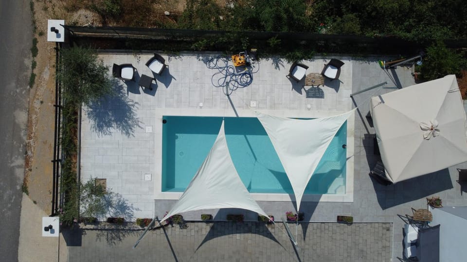 Bird's eye view, Pool view, Swimming pool