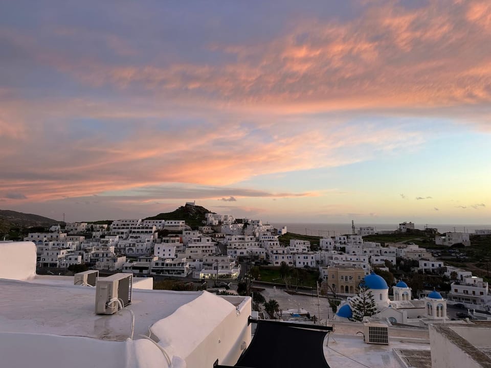Garden, View (from property/room), City view, Sunset