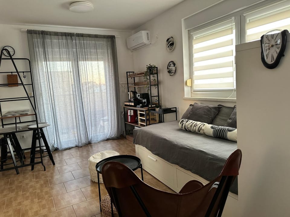 Coffee/tea facilities, Balcony/Terrace, Kitchen or kitchenette, Living room
