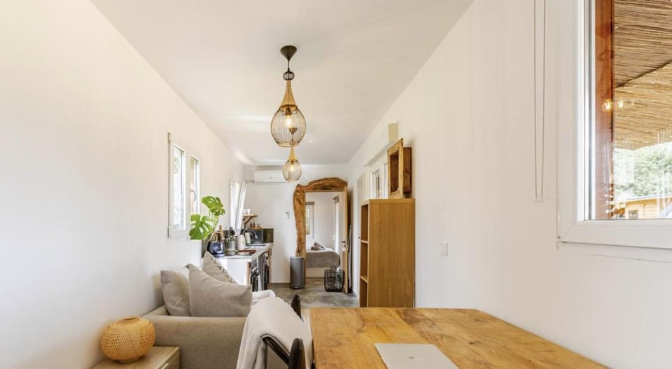 Living room, kitchen