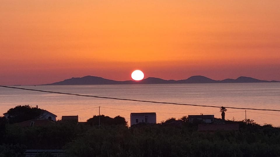 Natural landscape, Sea view, Sunset