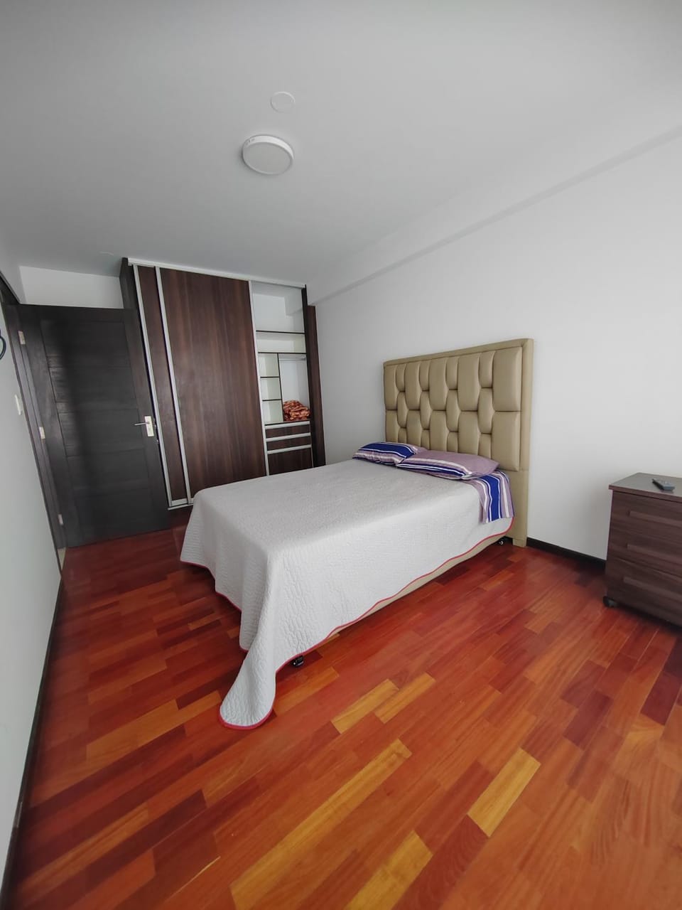 Bed, Photo of the whole room, Bedroom, wardrobe