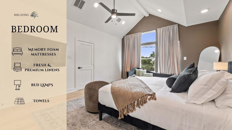 Modern 3BR 2 5BA Home Just Completed with Hot Tub House in Houston