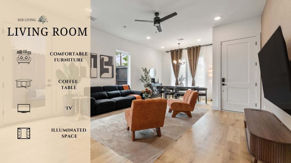 Modern 3BR 2 5BA Home Just Completed with Hot Tub House in Houston
