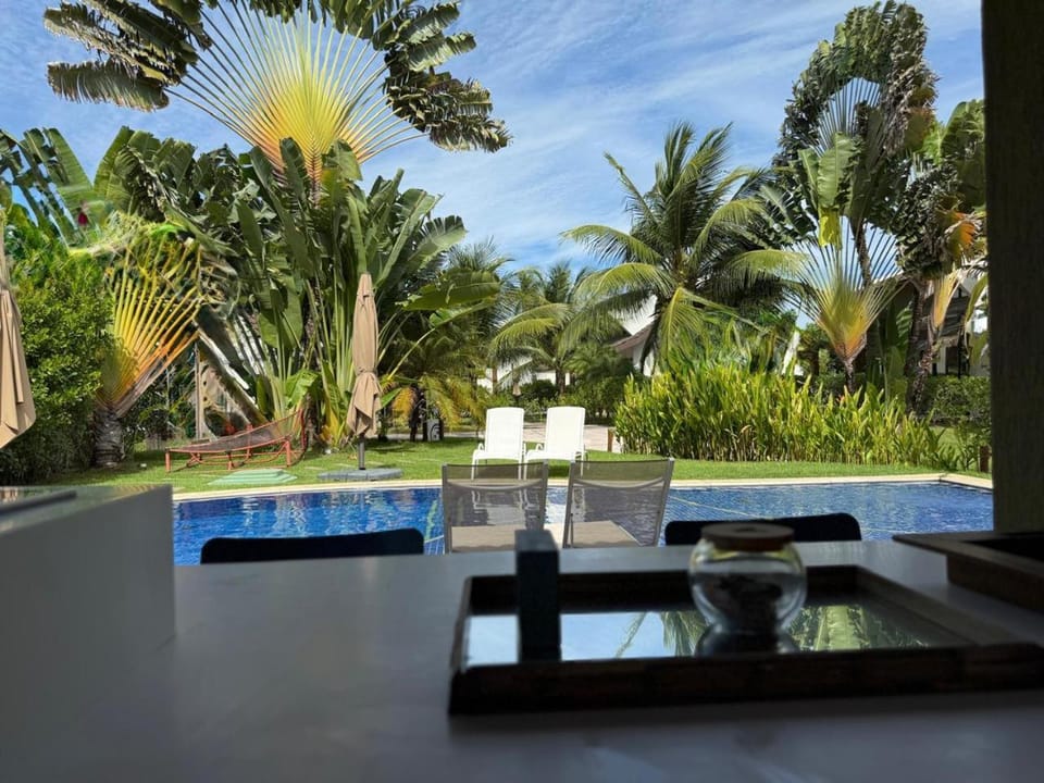 Property building, Patio, Day, Garden, Garden view, Pool view, Swimming pool, Breakfast, sunbed