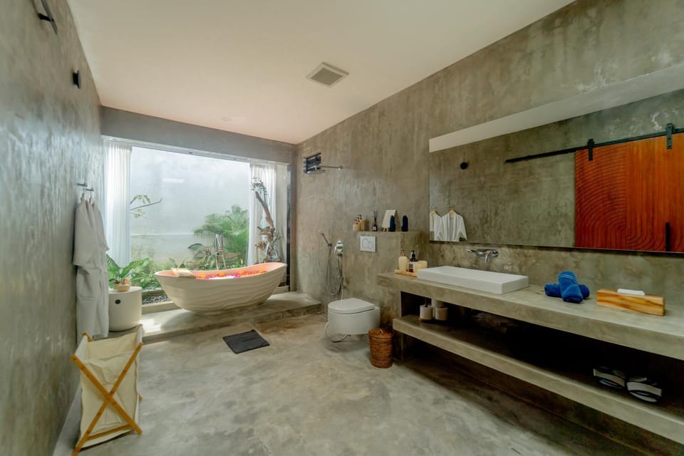 Shower, Bathroom, Bath, towels