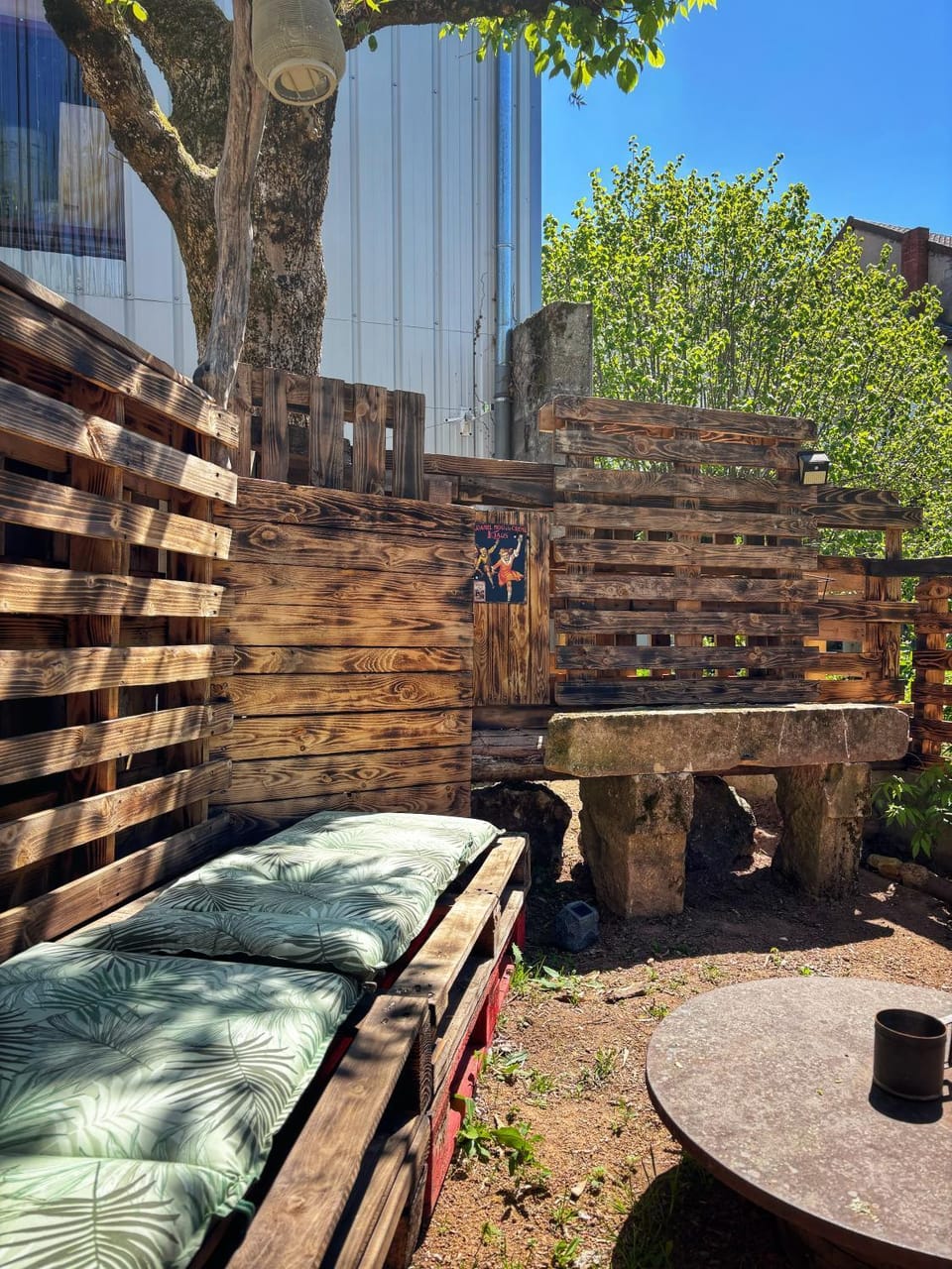 Garden, Garden view, sunbed