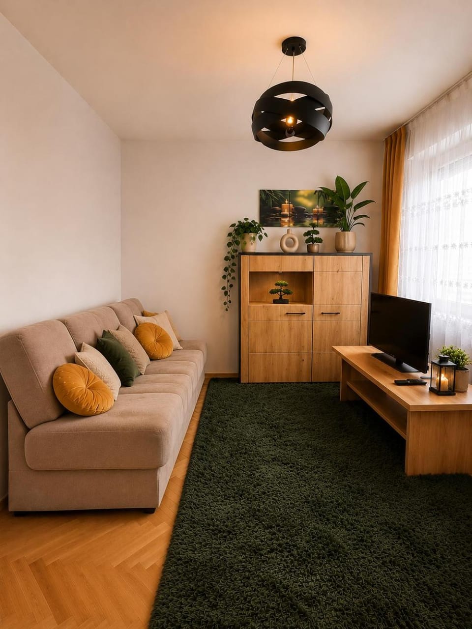 Living room, Bedroom