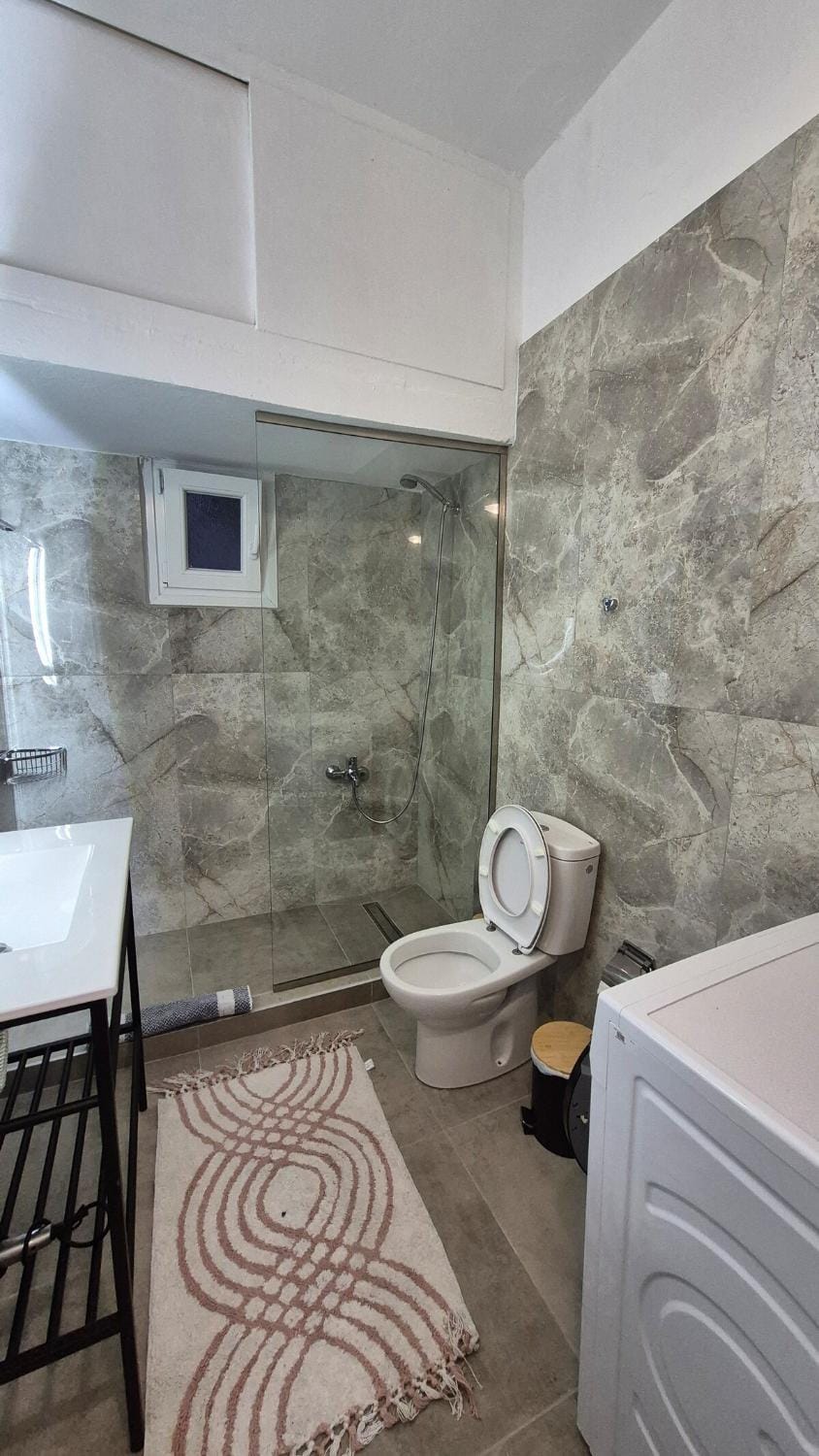Shower, Toilet, Bathroom, towels