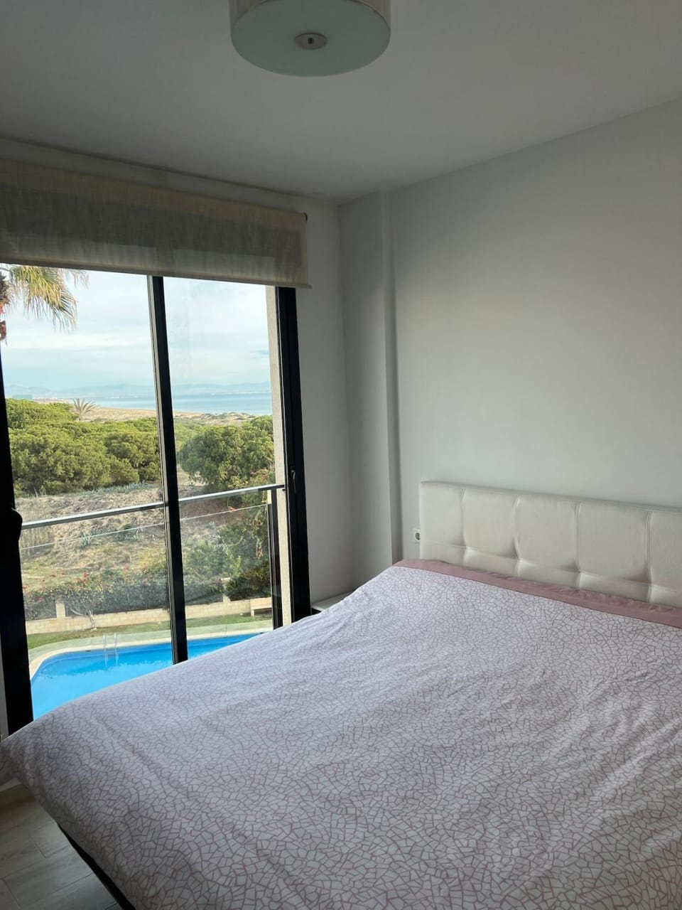 Bed, Natural landscape, Photo of the whole room, Bedroom, Pool view, Swimming pool