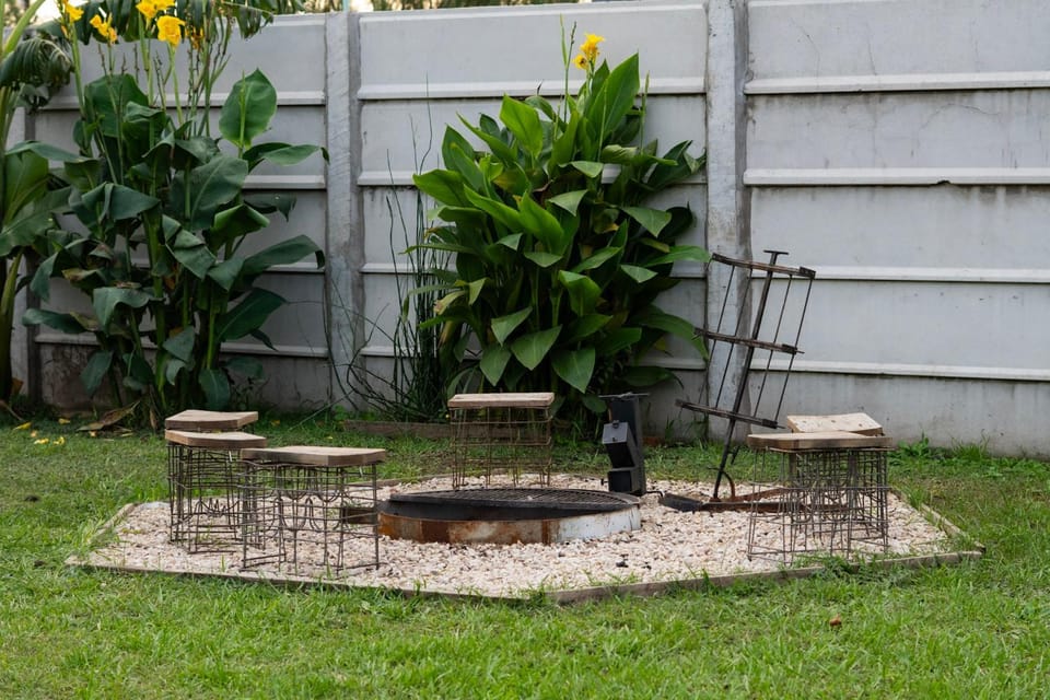BBQ facilities, Garden, stove