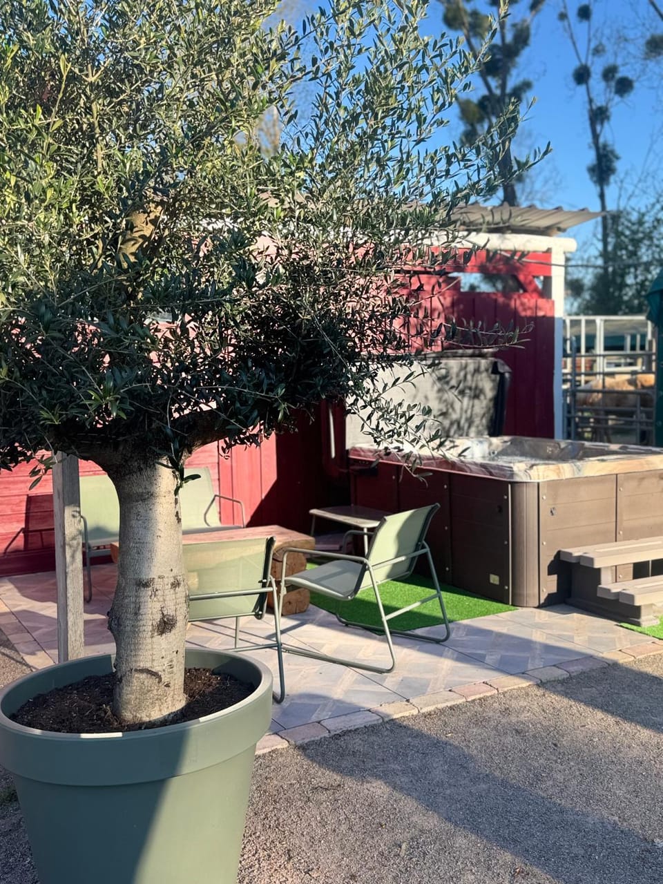 Blue Grass Ranch - MobilHome Cactus & JACUZZI Campground/ 
RV Resort in Grand Est