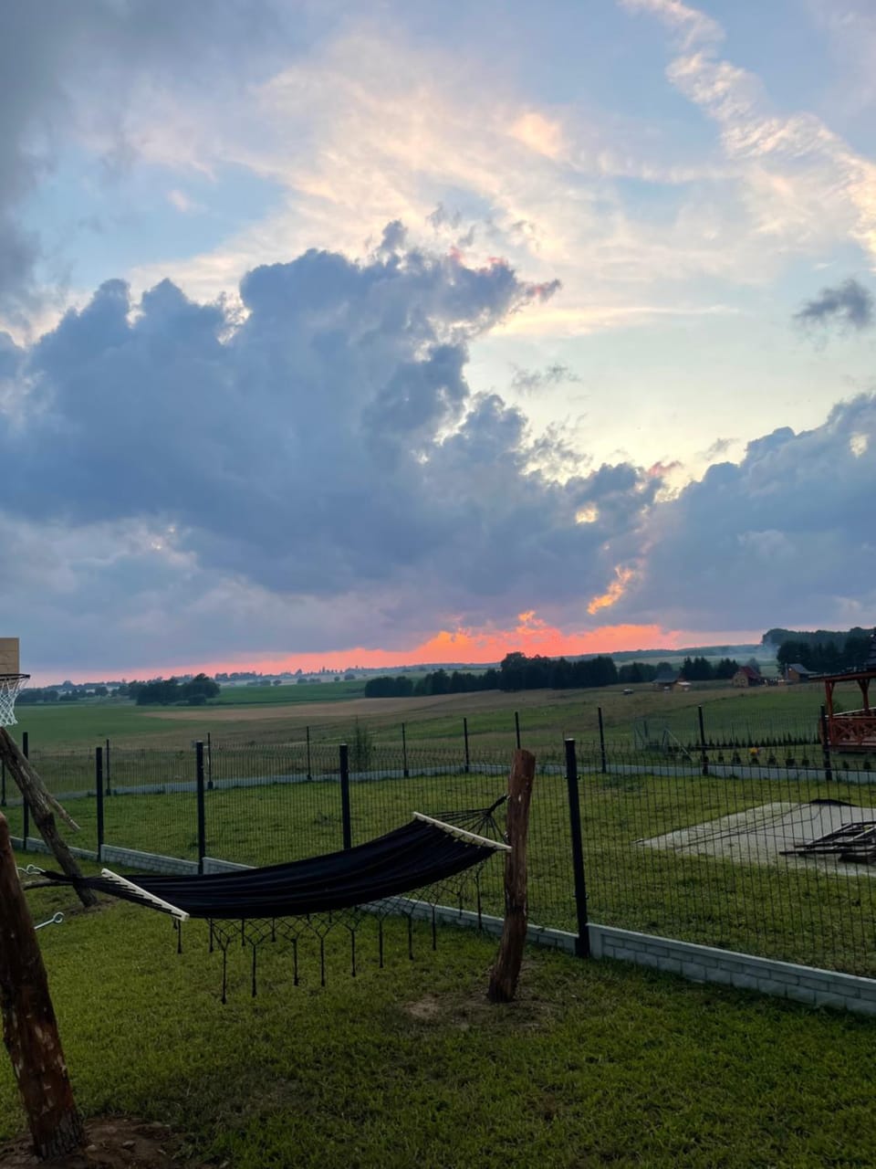 Garden, Evening entertainment, Sunset