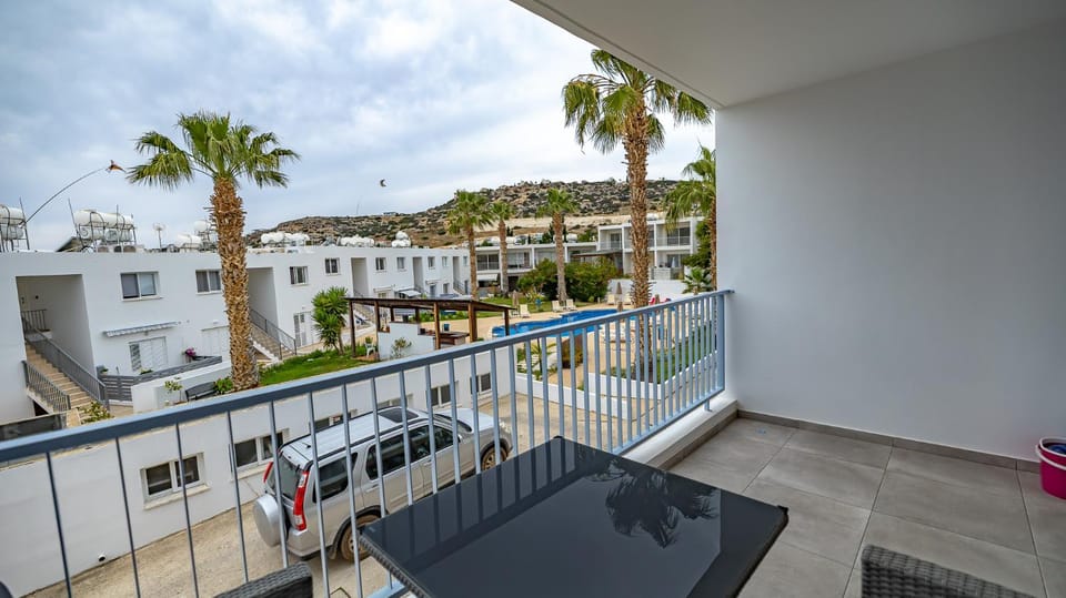 Patio, Balcony/Terrace, Pool view