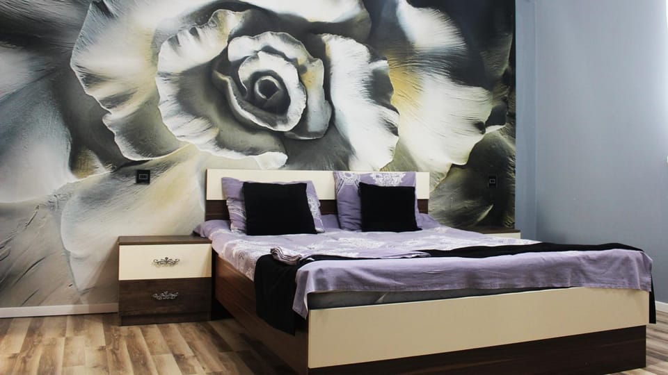 Bed, Decorative detail, Bedroom