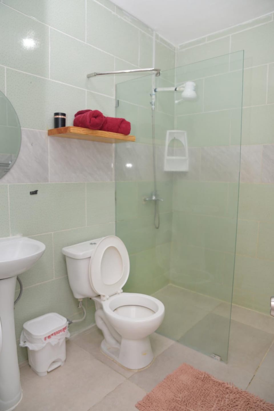 Shower, Toilet, Bathroom, bidet, towels
