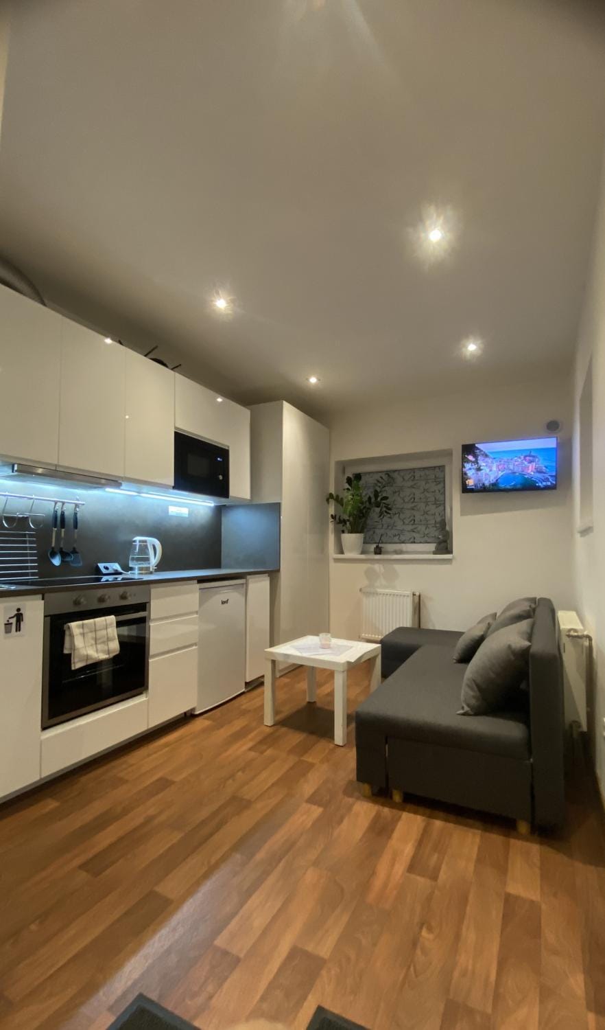 TV and multimedia, Kitchen or kitchenette, Living room, Seating area, internet, oven, stove