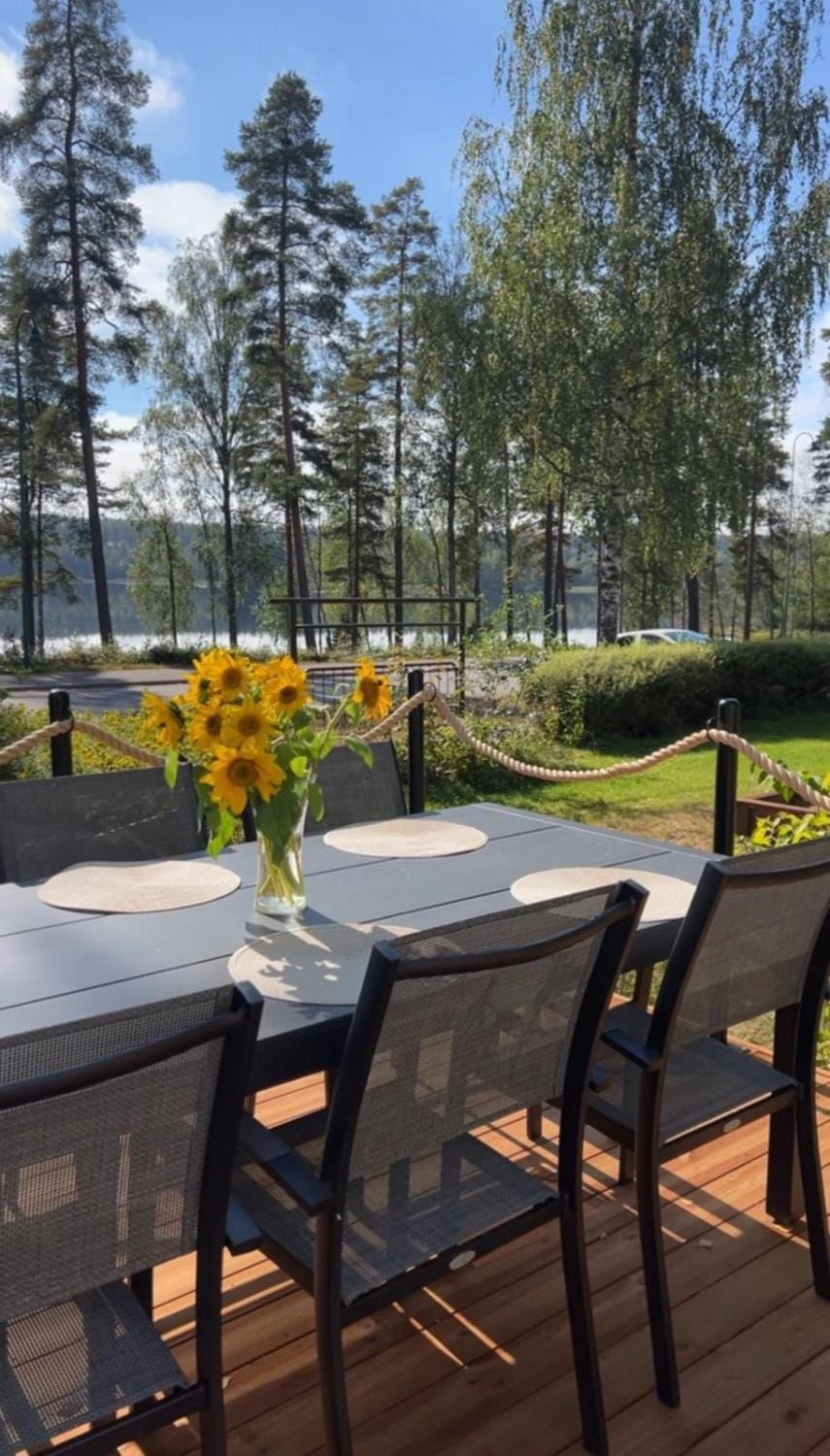 Patio, Lake view
