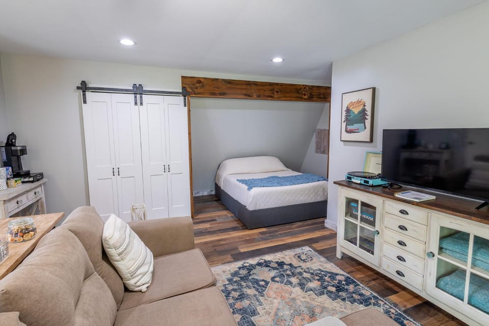 Communal lounge/ TV room, TV and multimedia, Seating area, Bedroom
