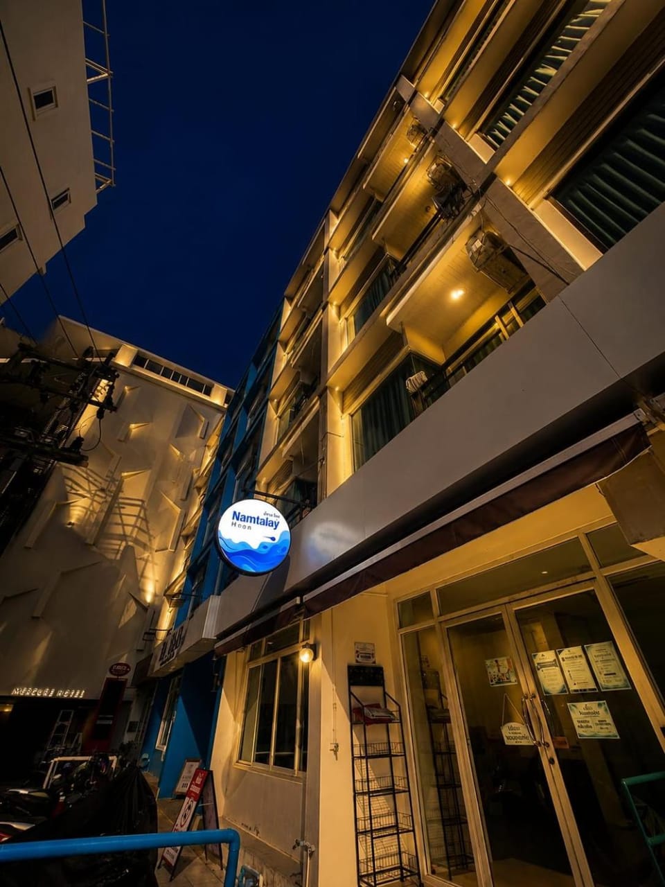 Property building, Night