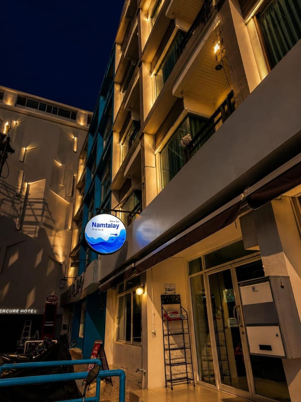 Property building, Night