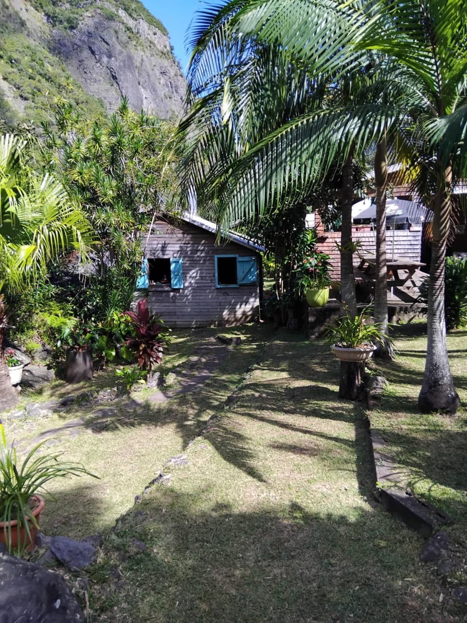Property building, Garden view