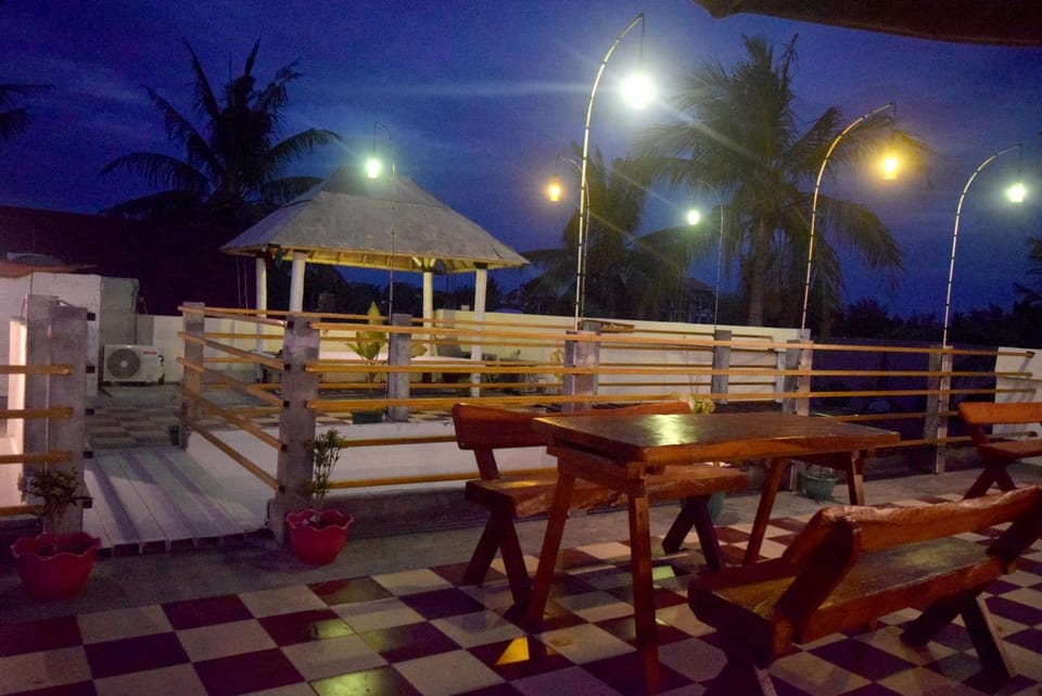 Patio, Sunrise, Sunset