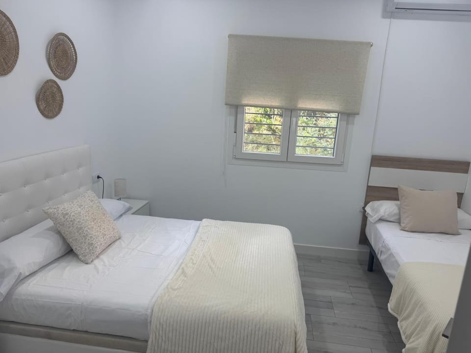 Property building, Living room, Bedroom