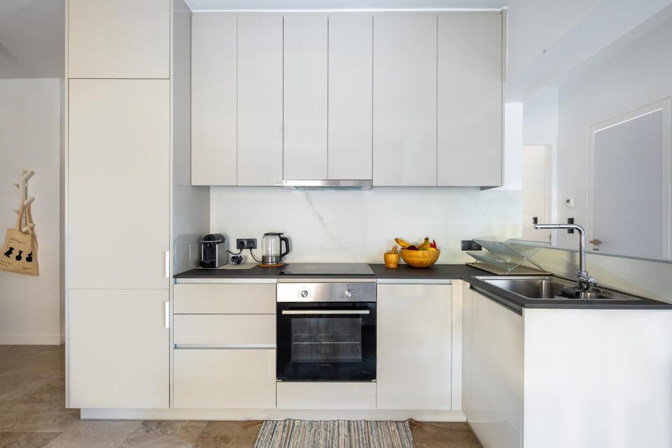 Kitchen or kitchenette, dishwasher, oven, stove, kitchen