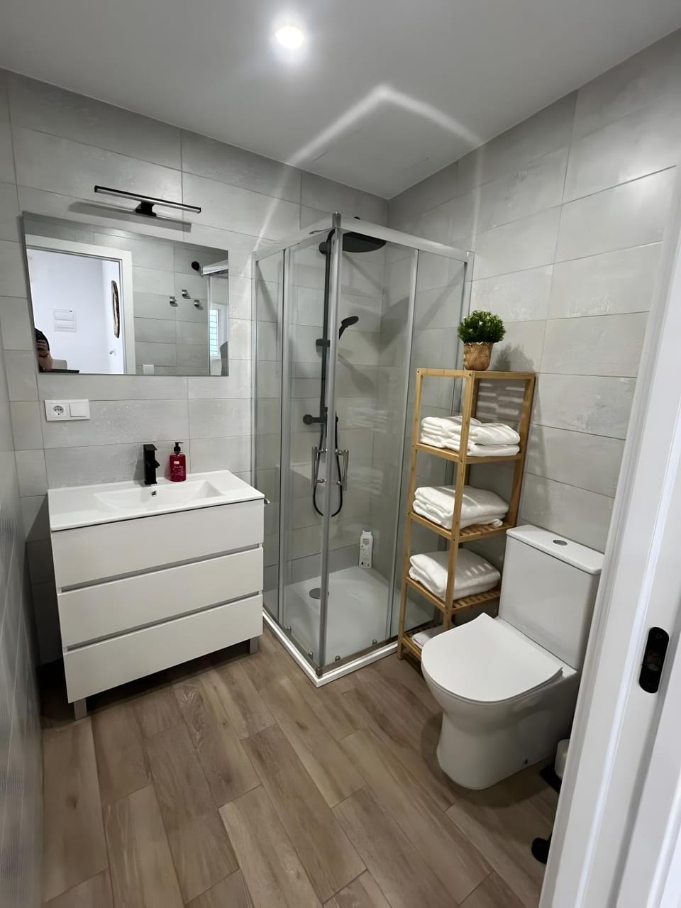 Bathroom, Living room