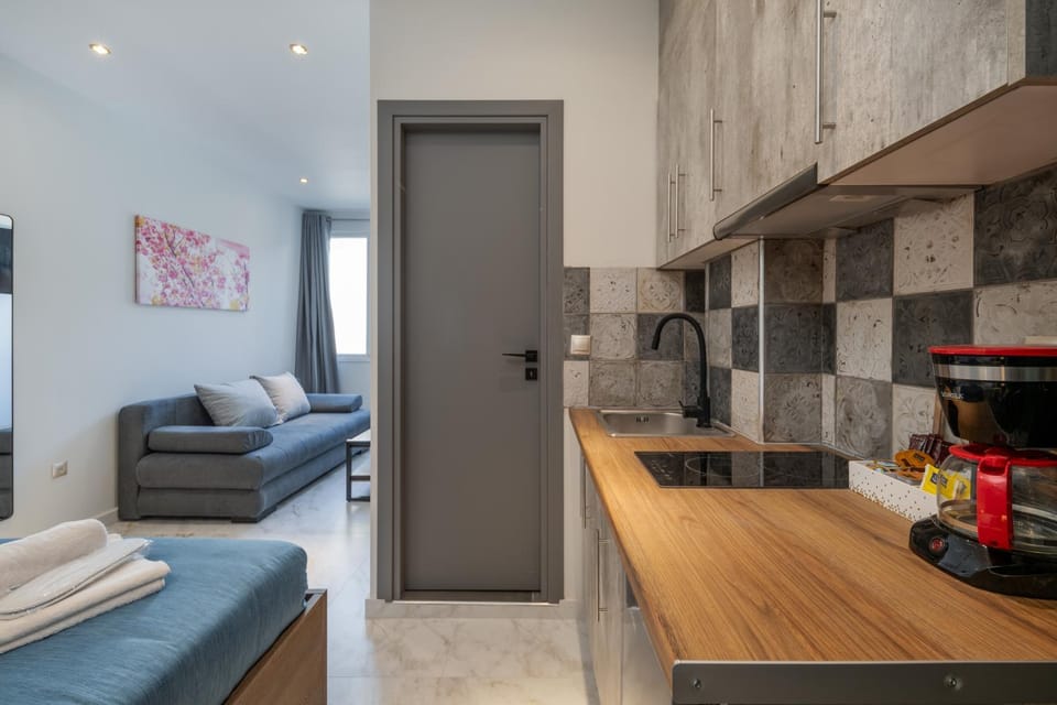 Kitchen or kitchenette, Photo of the whole room, stove, kitchen