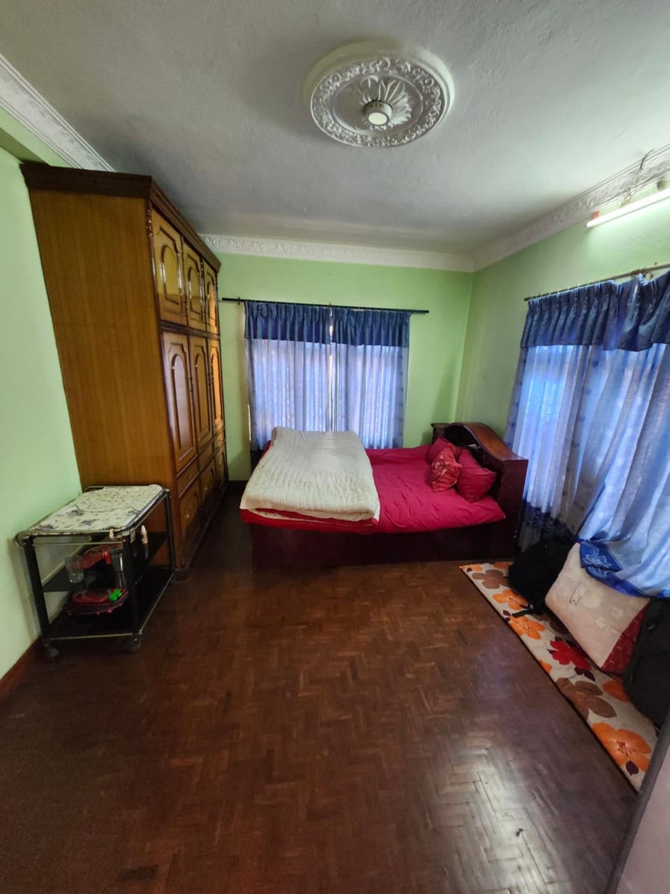 Bed, Photo of the whole room, Bedroom, wardrobe