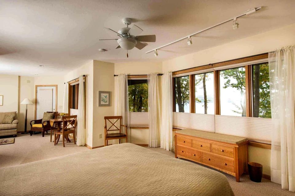 Sunny Suite Rental with Amazing Views near Ithaca, New York House in Seneca Lake