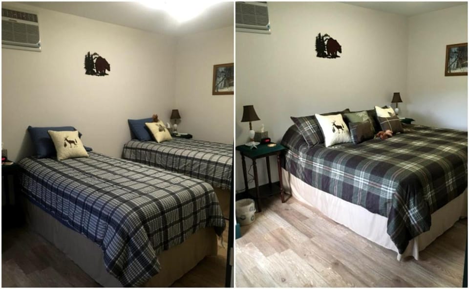 Cozy Log Cabin Rental near Smugglers Notch State Park in Vermont Cabin in Hyde Park