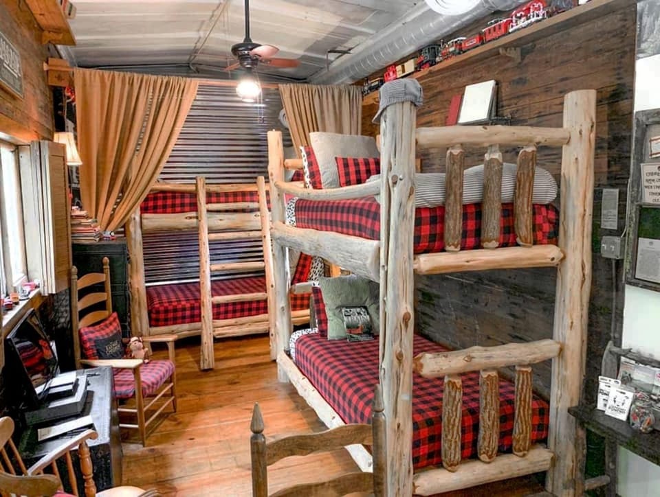 Sleep in Authentic Railcar Rental for Unique Experience near Fort Worth House in Glen Rose