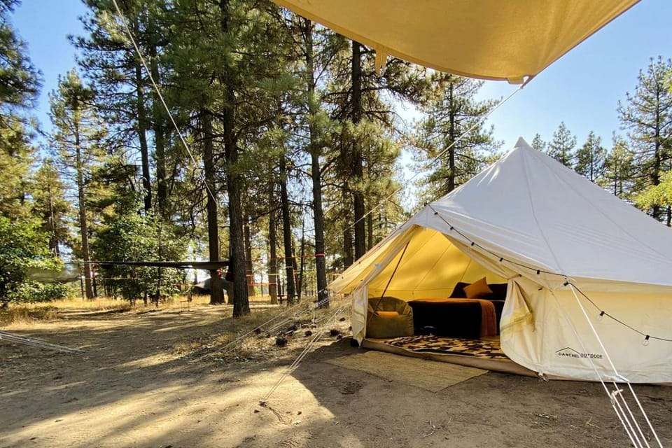 Grand Adventures in Nature: Big Group-Friendly and Original Glamping in California Luxury tent in Southern California