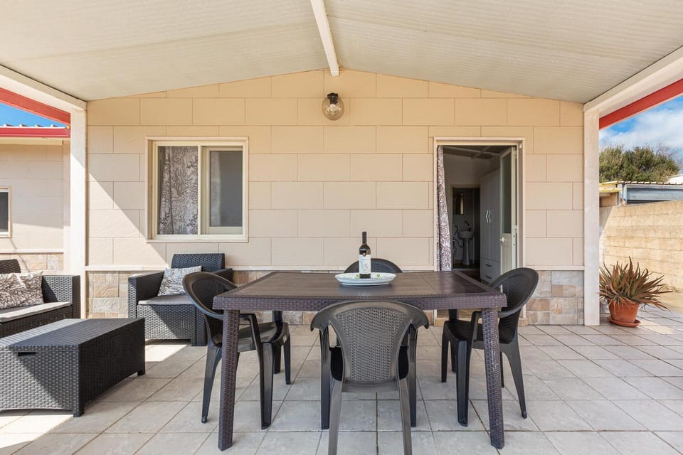 Patio, Living room, Dining area