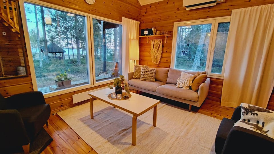Living room, air conditioner
