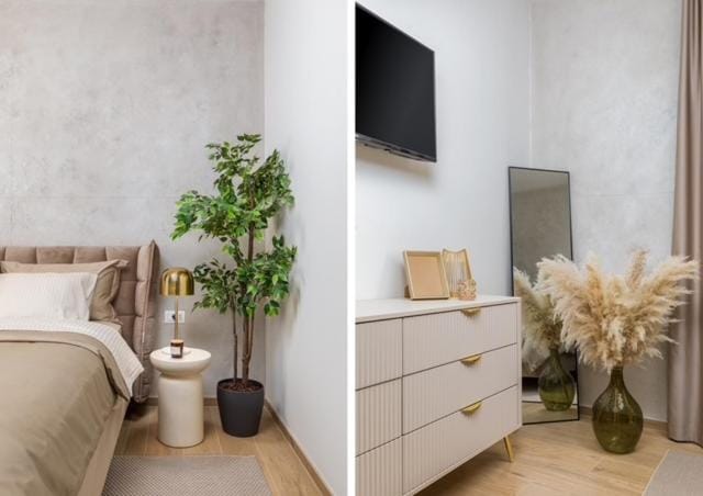 Bed, TV and multimedia, Bedroom
