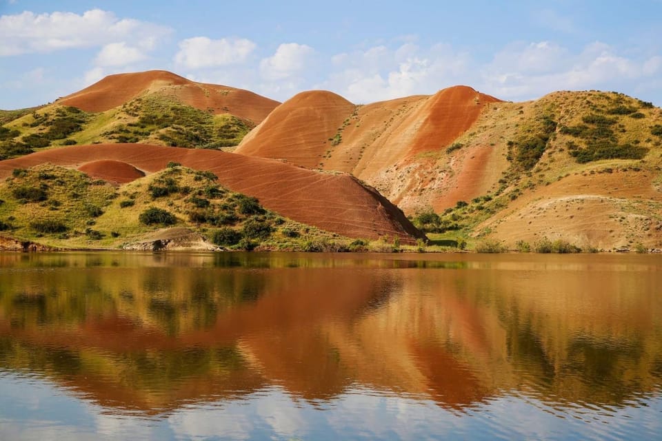 Nearby landmark, Day, Natural landscape, Lake view, Mountain view, River view