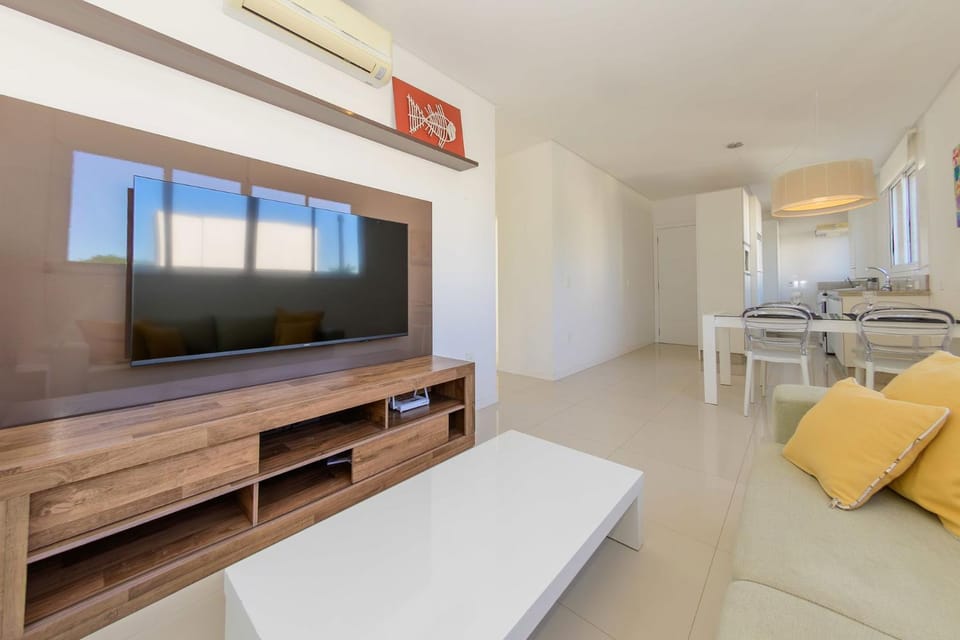 Apê decorado em Jurerê, perto da praia VJ8376 Apartment in Florianopolis
