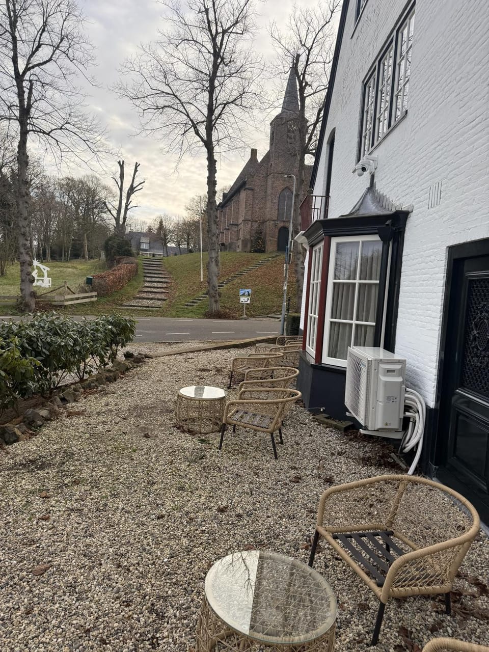 Property building, Patio, Garden view