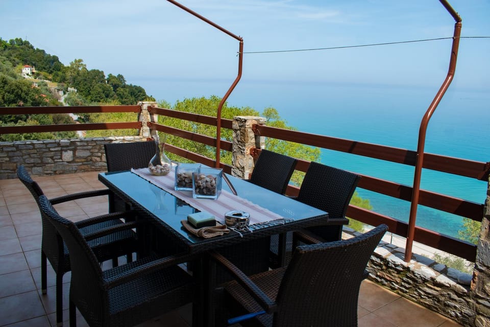 Natural landscape, View (from property/room), Balcony/Terrace, Sea view