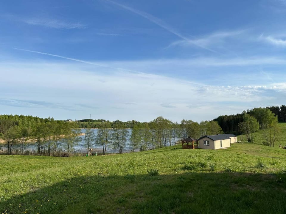 Spring, Day, Natural landscape, Lake view