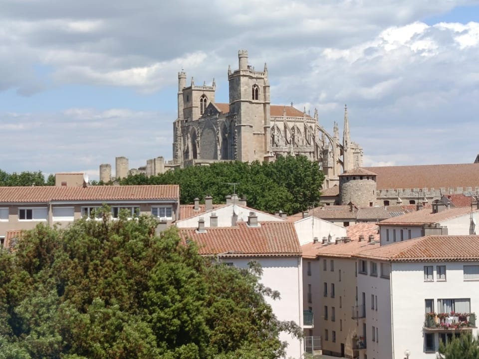 Grand T2 50m2 Narbonne centre, vue sur cathédrale Apartment in Narbonne