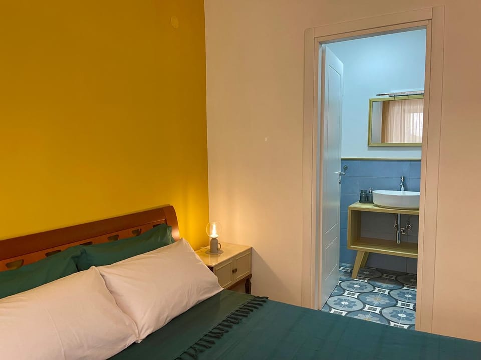 Bed, Bathroom, Bedroom