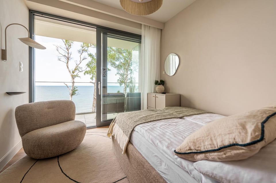 Bedroom, Sea view