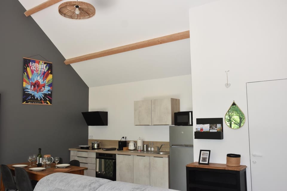Kitchen or kitchenette, Dining area, dishwasher, oven, stove, toaster